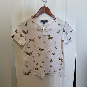 Nwt dog print t shirt